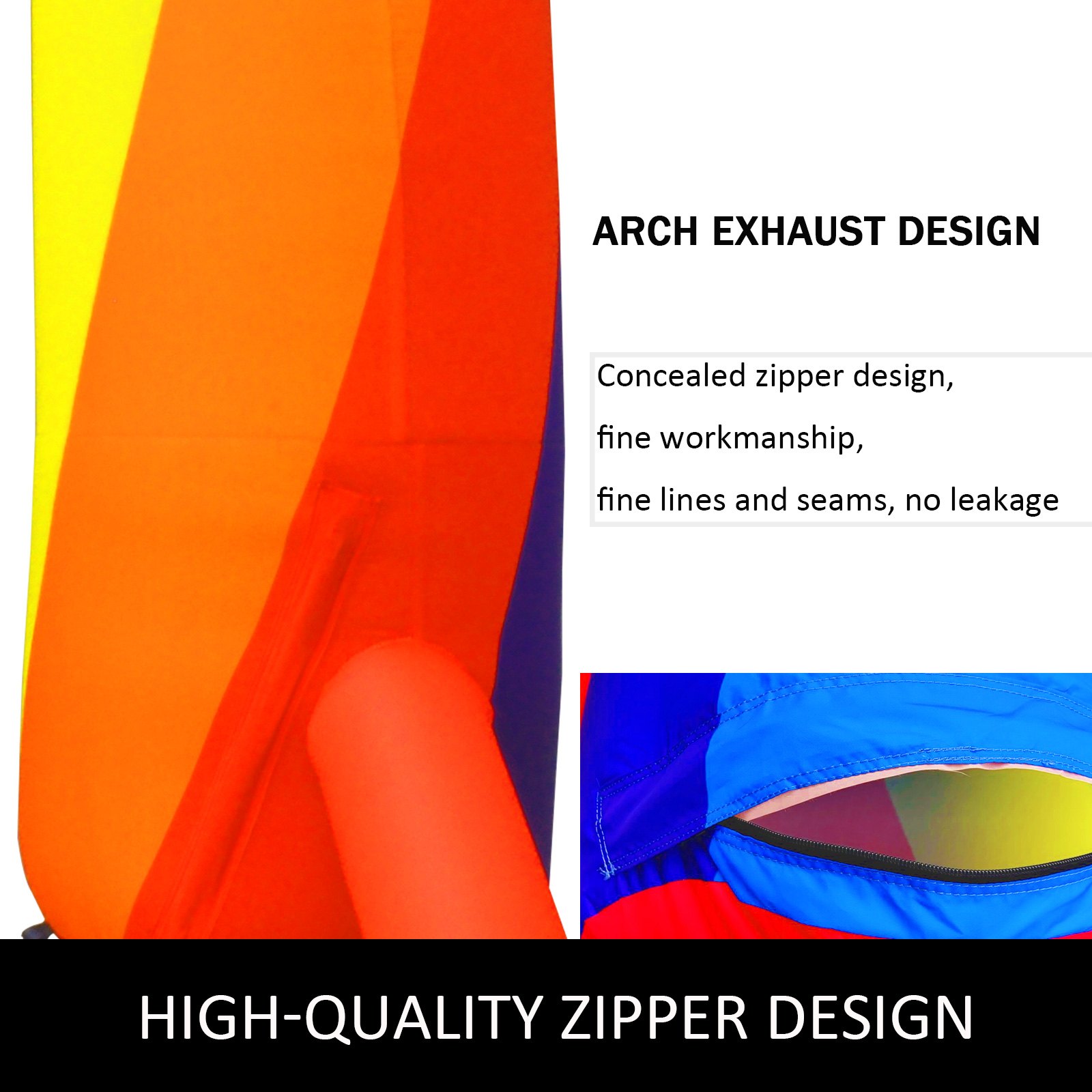 Inflatable Rainbow Arch 26ftx10ft (8x4m) w/ 350W Motor Advertising/Party Supplies/Event Decorations/Inflatable Products