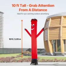 10 ft Air Dancers Wacky Waving Inflatable Tube Man with 9/10 HP Blower Fan