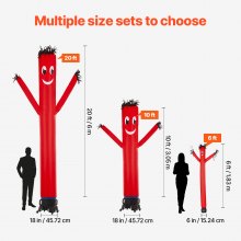 10 ft Air Dancers Wacky Waving Inflatable Tube Man with 9/10 HP Blower Fan