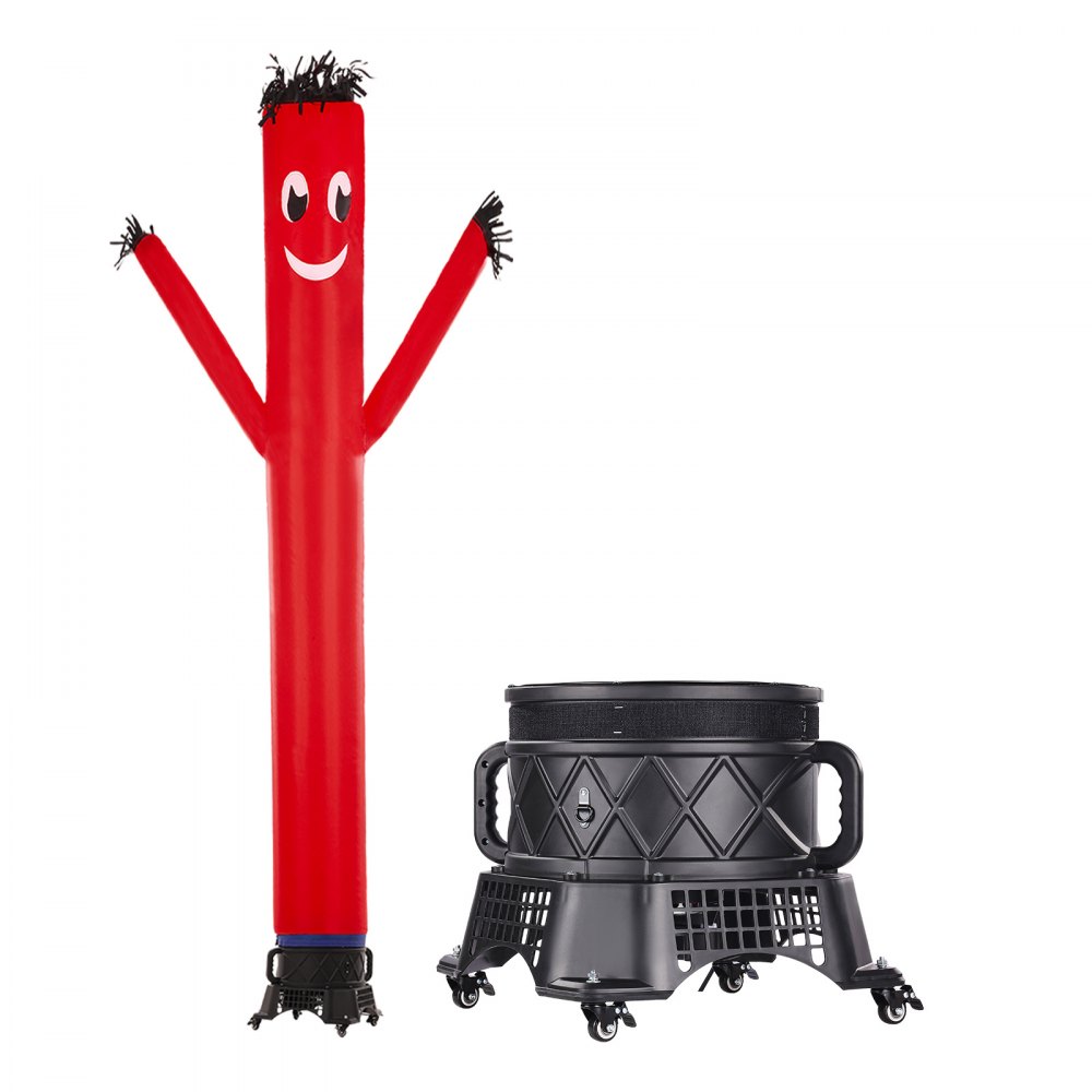 20 ft Air Dancers Wacky Waving Inflatable Tube Man with 1 HP Blower Fan