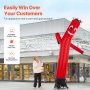 20 ft Air Dancers Wacky Waving Inflatable Tube Man with 1 HP Blower Fan