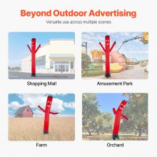 VEVOR 20 ft Air Dancers Wacky Waving Inflatable Tube Man with 1 HP Blower Fan