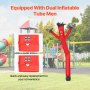 6 ft Air Dancers Wacky Waving Inflatable Tube Man with 1/15 HP Blower Fan