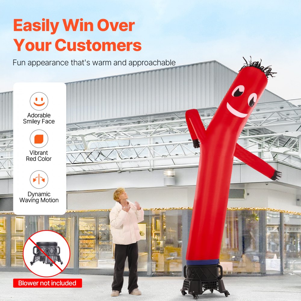 VEVOR - Figura inflable de tubo de 6 metros de alto, con movimiento ondulante, títere volador, brazo agitado, 45 cm, ideal para publicidad exterior, negocios y tiendas (soplador no incluido).