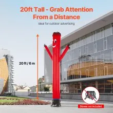 20FT Inflatable Advertising Air Wind Tube Wavy Man Dancer (NO Blower)