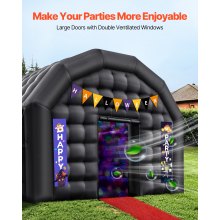 Inflatable Nightclub Tent with Blower 16.4x13.x12.5 ft Portable Cube for Party