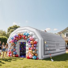 Portable Inflatable Nightclub Tent with Blower 26.2x19.7x13.1 ft for Disco Party