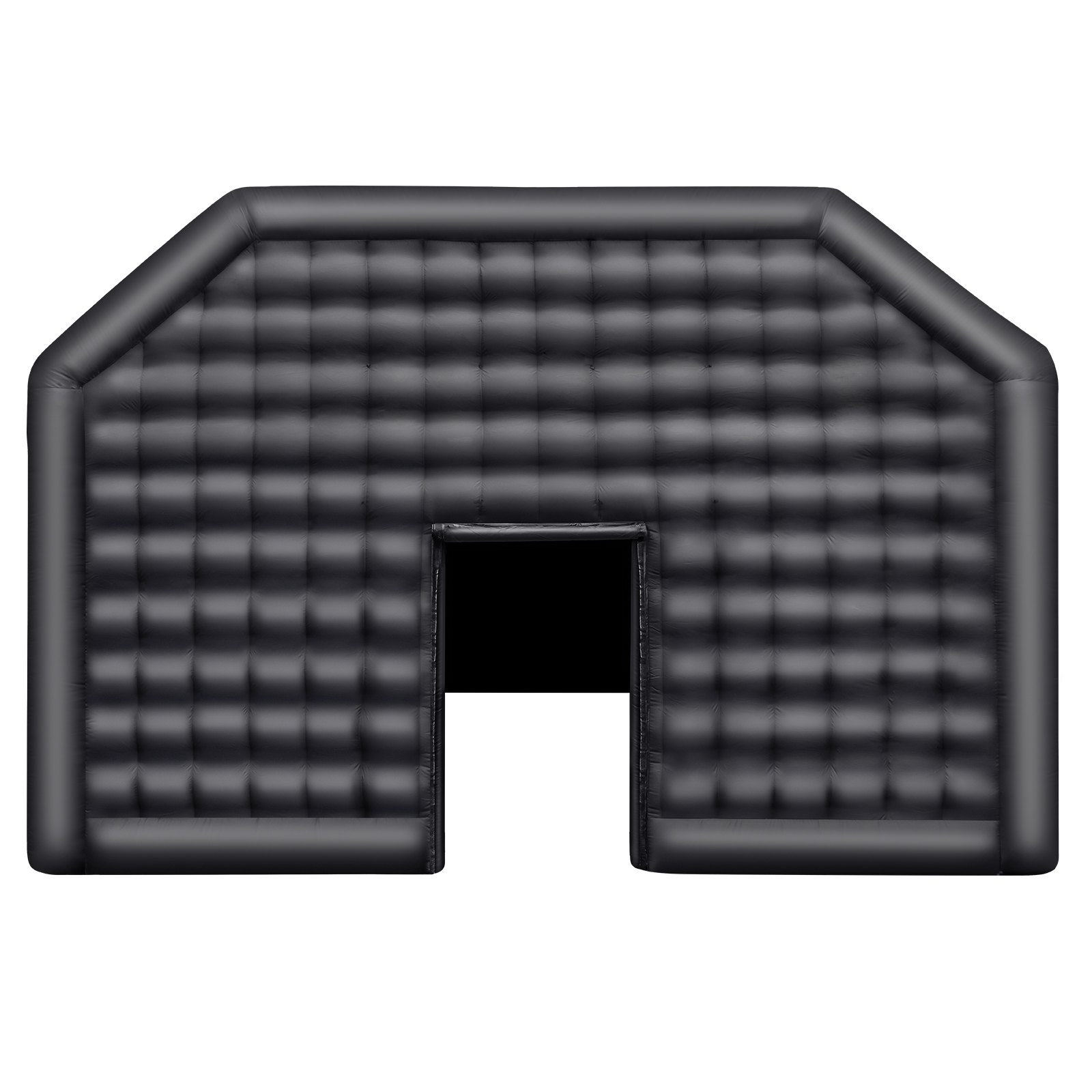 VEVOR Inflatable Nightclub, 26.2 x 19.7 x 13.1 Ft, Blow up Party Tent with Disco Lights & 1100W Blower, Large Inflatable Night Club Tent for Adults, Inflatable House Cube for Wedding Birthday Black