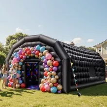 Inflatable Nightclub Tent with Blower 26.2x19.7x13.1 ft Portable Cube for Party
