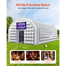 Portable Inflatable Nightclub Tent with Blower 29.5x19.7x13.1 ft for Disco Party