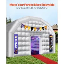 Portable Inflatable Nightclub Tent with Blower 29.5x19.7x13.1 ft for Disco Party