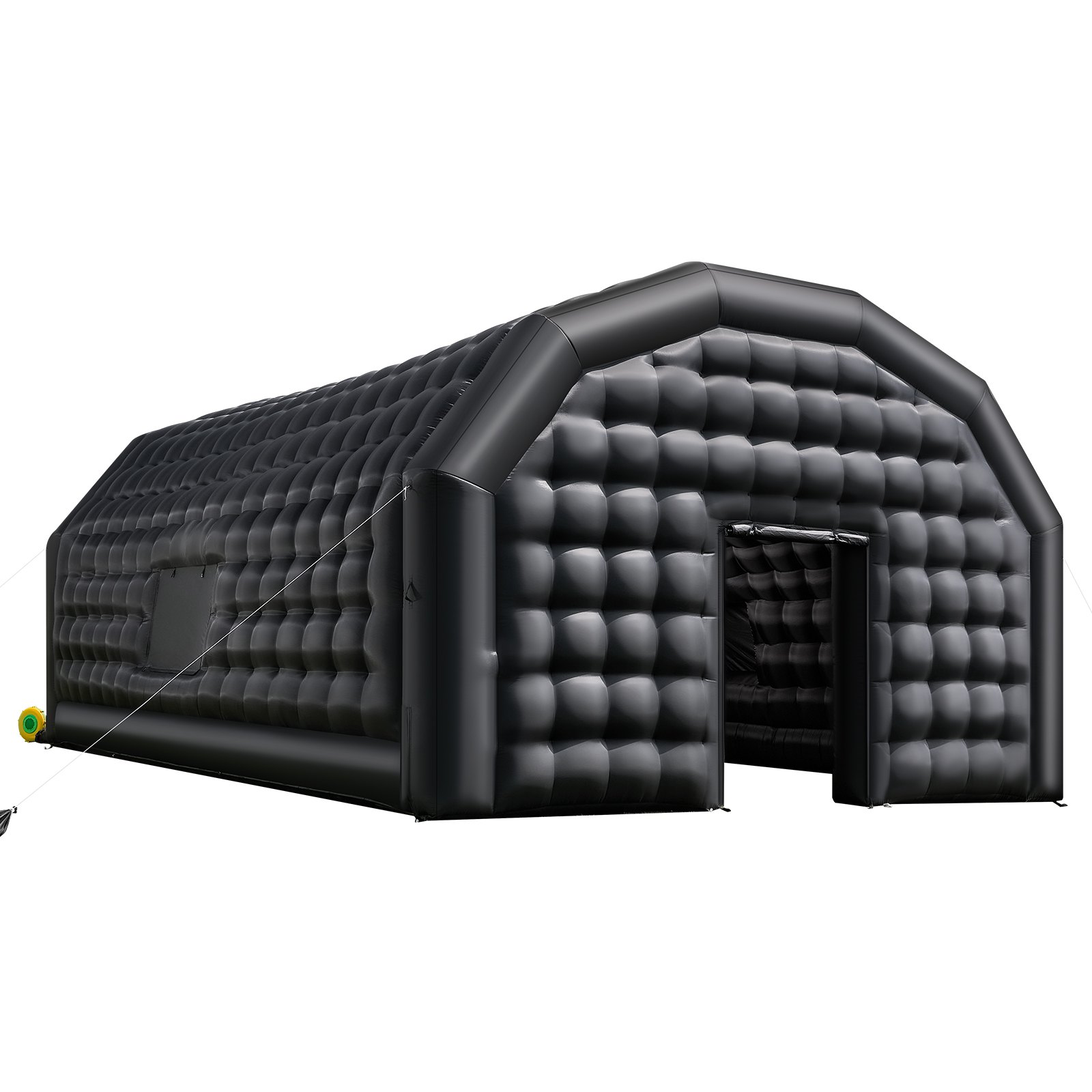 VEVOR Inflatable Nightclub, 9 x 6 x 4 m Inflatable Party Tent with 1100W Blower & Sandbag, Ventilated Blow up Night Club with 2 Windows, Air Cube House for Event Birthday Wedding Party