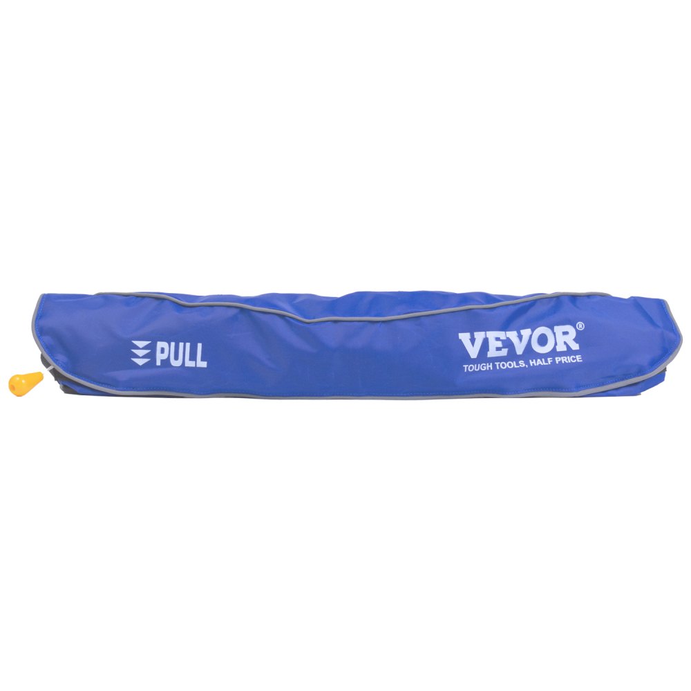 VEVOR - Riñonera inflable manual para adultos, flotabilidad de 105 N, ajustable hasta 59 pulgadas de cintura y más de 36 kg, ideal para SUP, paddleboarding y kayak, color azul (no incluye cilindro de CO2)
