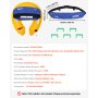 VEVOR - Riñonera inflable manual para adultos, flotabilidad de 105 N, ajustable hasta 59 pulgadas de cintura y más de 36 kg, ideal para SUP, paddleboarding y kayak, color azul (no incluye cilindro de CO2)