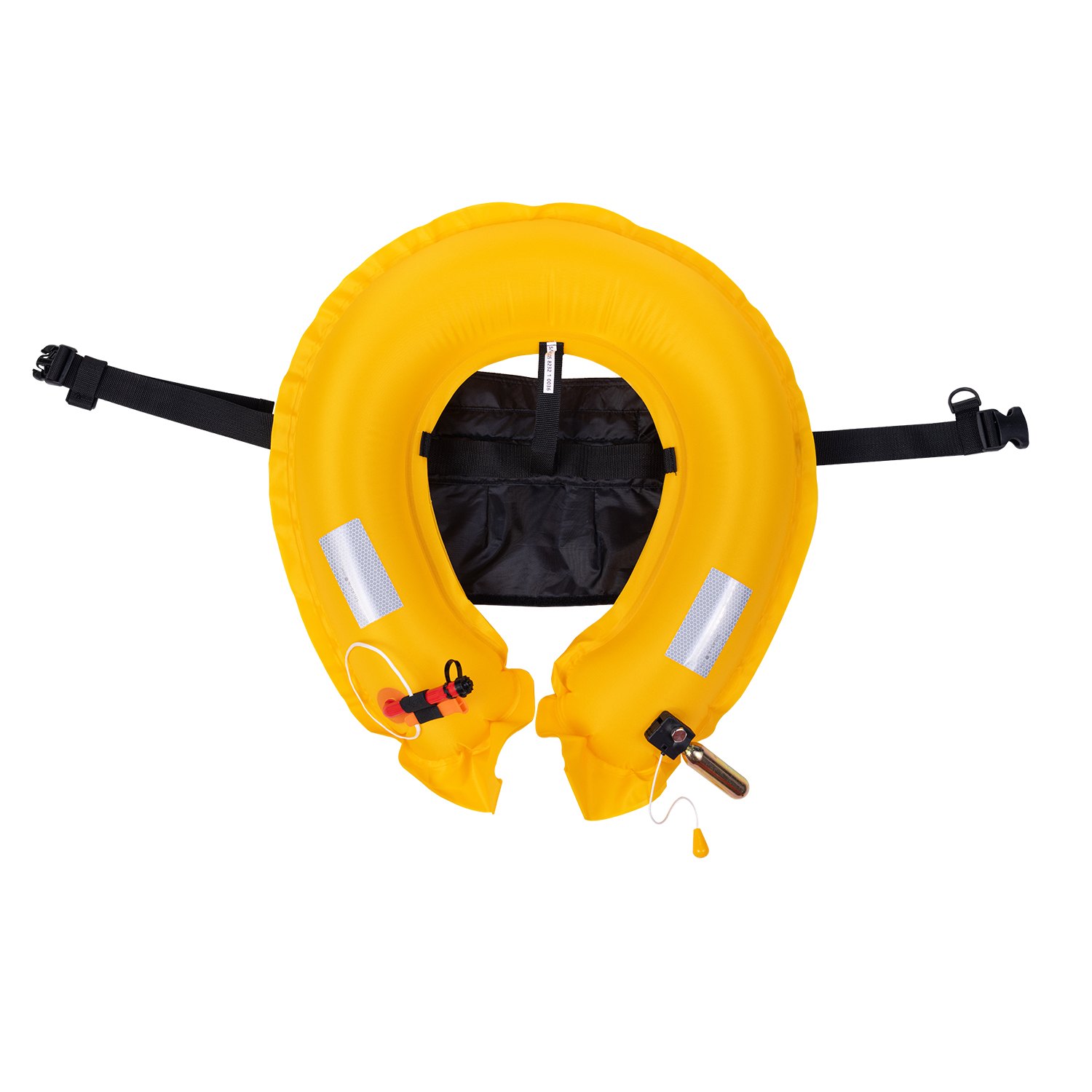 VEVOR Manual Inflatable Belt Pack for Adults, 105N Buoyancy, Over 80 Pounds and Up to 59 in Waist Adjustable, Inflatable PFD Waist for SUP Paddelboarding, Kayaking, Green (CO2 Cylinder Not Included)