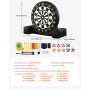 VEVOR Inflatable Soccer Dart Board, over 2.5 m High Giant Soccer Dart Board with 9 Kick Balls & Air Pump, 2-Minutes Setup & Storage Bag for Easy Carrying, for Giant Yard Games, Giant Kick Darts Game
