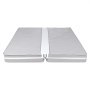 VEVOR Bed Bridge, King Bed Converter Kit, Split King Gap Filler for Adjustable Bed Mattress Connector Mattress Gap Filler with Heavy Duty Metal Buckle Strap 25D Memory Foam (75" L x 8" W)