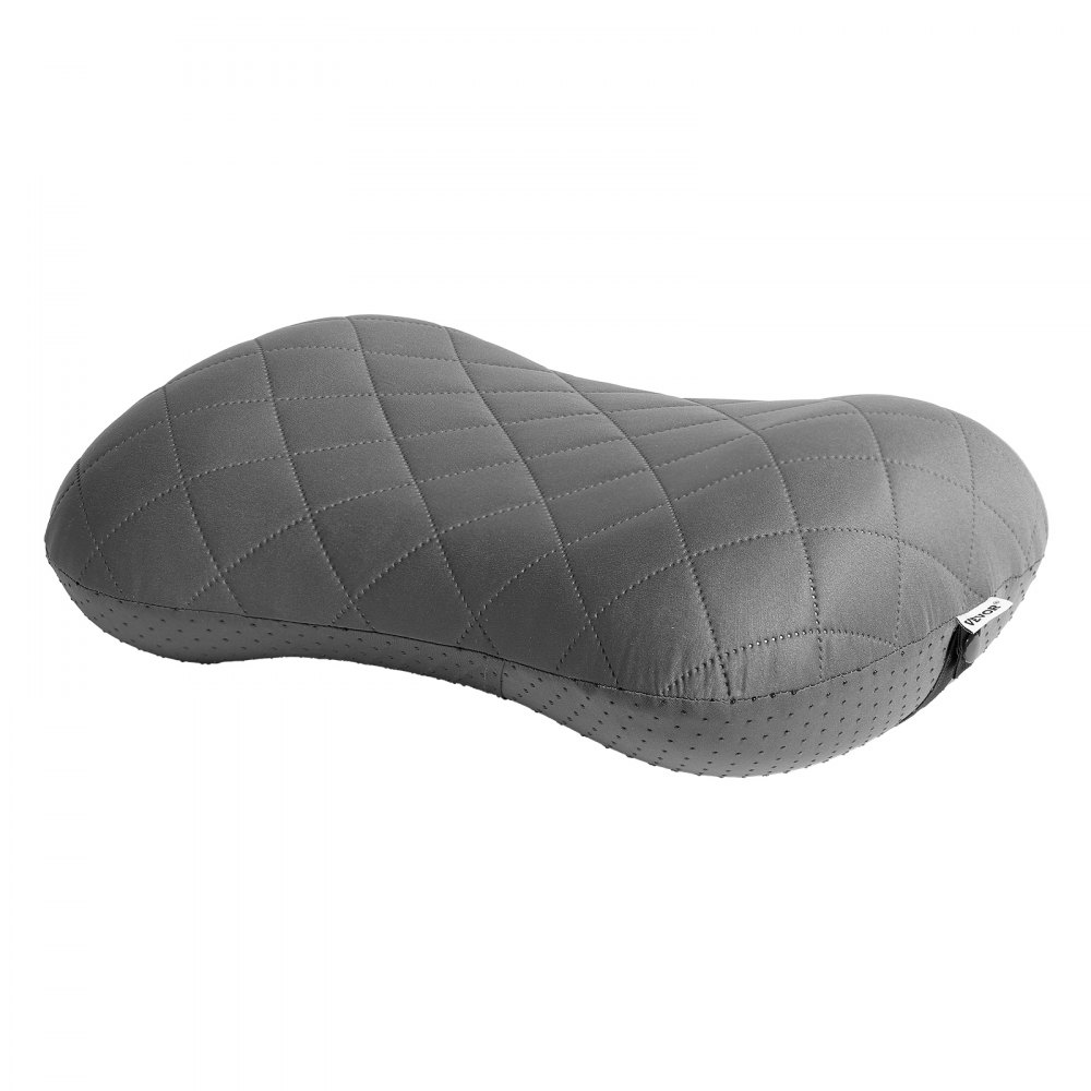 Almohada inflable para acampar VEVOR, almohada de viaje gruesa de 12,7 cm, suave para mochileros con funda extraíble y lavable, bolsa de almacenamiento, ligera y portátil para acampar, viajar en avión, senderismo y oficina.