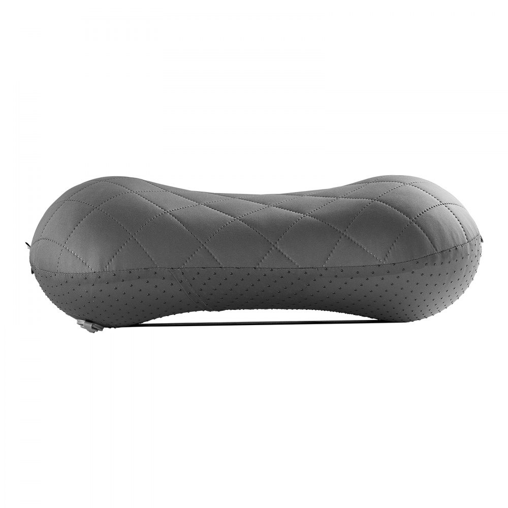 Almohada inflable para acampar VEVOR, almohada de viaje gruesa de 12,7 cm, suave para mochileros con funda extraíble y lavable, bolsa de almacenamiento, ligera y portátil para acampar, viajar en avión, senderismo y oficina.