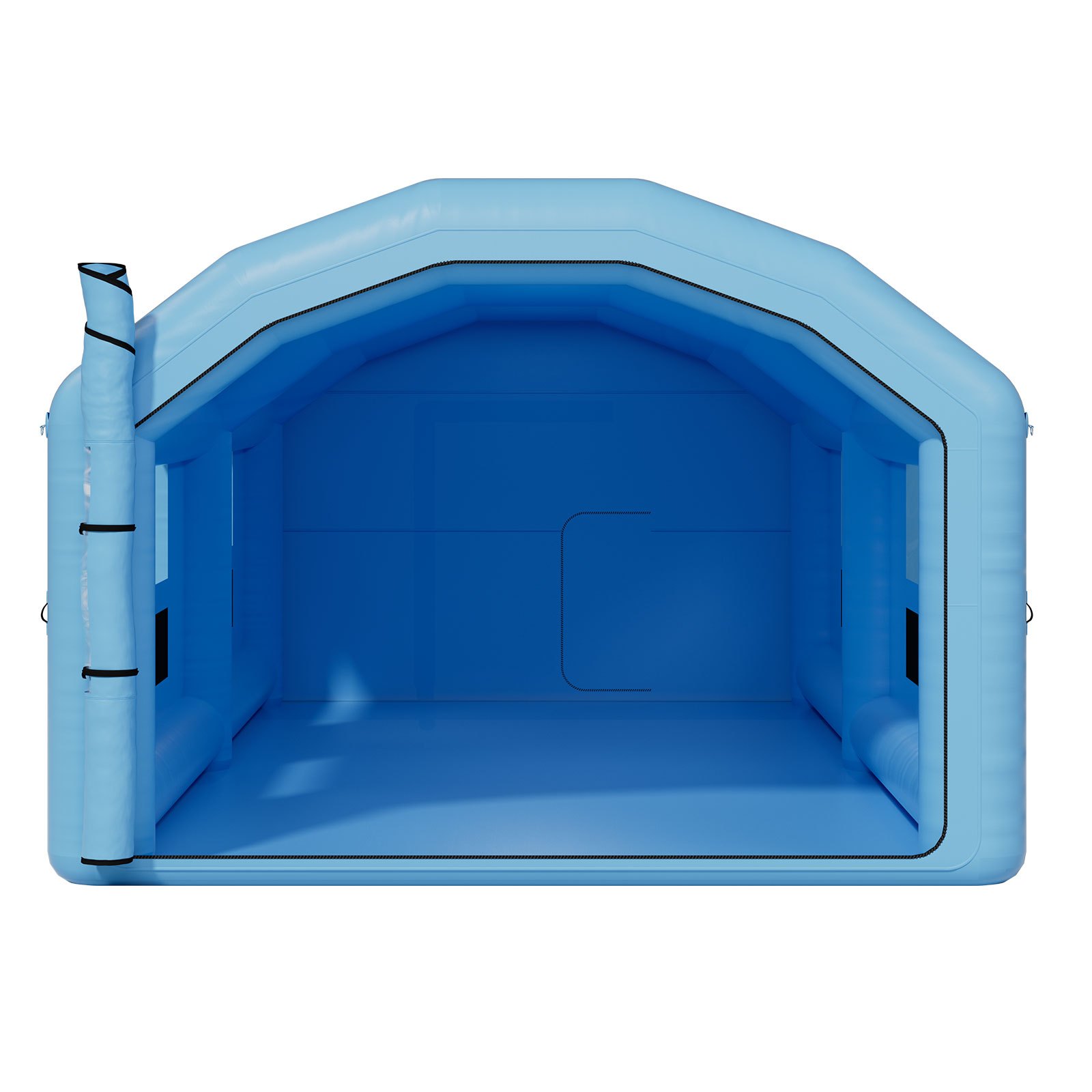 VEVOR Inflatable Paint Booth, 32.81 x 19.69 x 13.12 ft, Inflatable Spray Booth with 950W and 1100W Blowers and Air Filter System, Round Roof, for Painting Car, Truck, Furniture, Automotive Sheet Metal