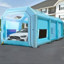 VEVOR 12x5x4 m Inflatable Spray Booth Custom Tent Paint Booth Inflatable