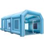 VEVOR Inflatable Paint Booth, 29.5x19.7x13 ft Spray Paint Booth, with 2 Powerful Blowers Inflatable Spray Booth with Air Filter System, Car Paint Booth for Car Parking Tent Workstation
