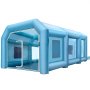 VEVOR Inflatable Paint Booth, 29.5x19.7x13 ft Spray Paint Booth, with 2 Powerful Blowers Inflatable Spray Booth with Air Filter System, Car Paint Booth for Car Parking Tent Workstation