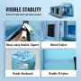 VEVOR Inflatable Paint Booth, 20x10x8ft Inflatable Spray Booth, High Powerful 480W+750W Blowers Spray Booth Tent, Car Paint Tent Air Filter System for Car Parking Tent Workstation Motorcycle Garage