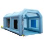 VEVOR Inflatable Spray Booth Car Paint Tent 610 cm x 305 cm x 244 cm Filter System 2 Blowers