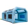 VEVOR Inflatable Spray Booth Car Paint Tent 8.5 x 4.8 x 3.3 m Filter System 2 Blowers