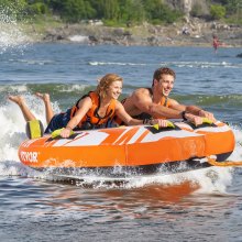 Towable Tube for Boating 1-2 Riders Inflatable Boating Tubes Towable Water Sport