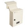 VEVOR through the wall drop box with lockable front panel and beige finish, designed for secure deposits.