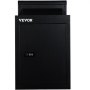 black VEVOR drop box with combination lock and secure mail slot.