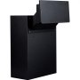 black VEVOR drop box with secure drop slot and sleek design.