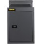 black VEVOR drop box with a combination lock and mail slot on the top.