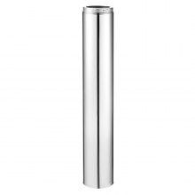 6 x 48 Inch Double Wall Insulated Chimney Pipe Stainless Steel Stove Pipe