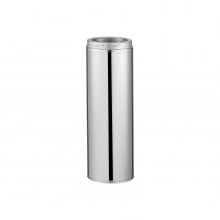 6 x 24 Inch Double Wall Chimney Pipe Stainless Steel Stove Venting Pipe
