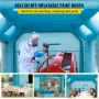 VEVOR Portable Inflatable Paint Booth, 26x15x10ft Inflatable Spray Booth, Car Paint Tent w/ Air Filter System & 2 Blowers, Upgraded Blow Up Spray Booth Tent, Auto Paint Workstation, Car Parking Garage