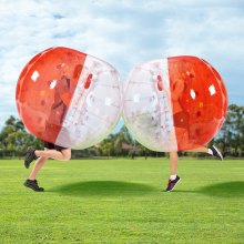 VEVOR felfújható lökhárító labda 1 csomagban, 5 láb/1,5 m testű szumó Zorb labdák tiniknek és felnőtteknek, 0,8 mm vastag PVC humánhörcsög buboréklabdák kültéri csapatjátékokhoz, lökhárító lökhárító játékok kertben, udvarban, parkban