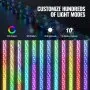 VEVOR LED Whip Light 1PC 3FT RGB Spiral Antenna Light Remote App for ATV UTV RZR