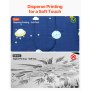 VEVOR Kids Comforter Set 5 Pieces Twin Bedding Set for Kid & Teen Space Printed