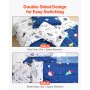 VEVOR Kids Comforter Set 5 Pieces Twin Bedding Set for Kid & Teen Space Printed
