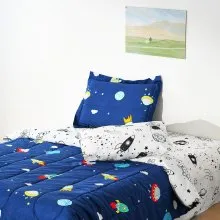 VEVOR Kids Comforter Set 5 Pieces Twin Bedding Set for Kid & Teen Space Printed