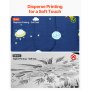 VEVOR Kids Comforter Set 7 Pieces Twin Bedding Set for Kid & Teen Space Printed