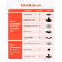Body Mount Bushing Kit Compatible with 2008-2016 F250 F350 Super Duty 48 PCS