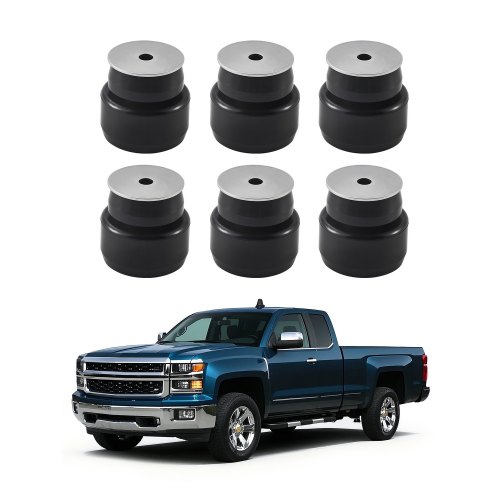 Body Mount Bushing Kit for 1999-2014 Chevy Silverado & Sierra 1500/2500 24 PCS
