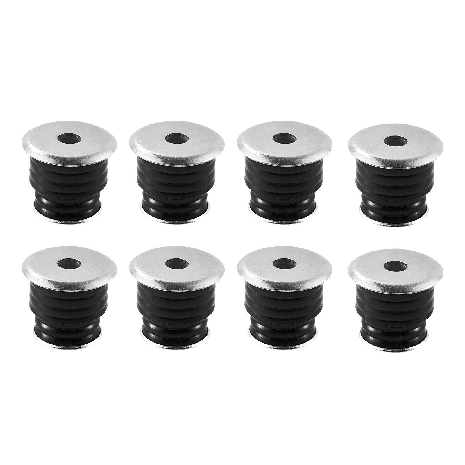 VEVOR Body Mount Bushing Kit, Compatible with 1999-2007 Ford F250 F350, 60 PCS Polyurethane Body Mount Kit, Quick Replacement, Durable Components for Improving Bumpy Driving Performance, Black