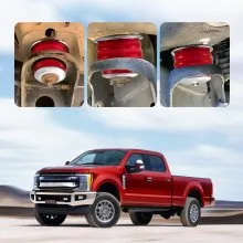 Body Mount Bushing Kit Compatible with 2008-2016 F250 F350 Super Duty 60 PCS Red