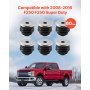 Body Mount Bushing Kit Compatible with 2008-2016 F250 F350 Super Duty 60 PCS