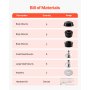Body Mount Bushing Kit Compatible with 2008-2016 F250 F350 Super Duty 60 PCS